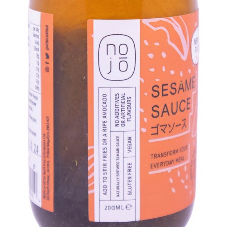 Sauce au sésame sans gluten sans OGM Végétarien