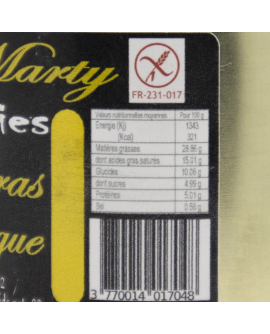foie gras mangue certifié sans gluten