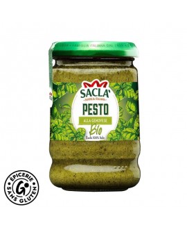 Sauce pesto vert sans gluten de la marque Sacla