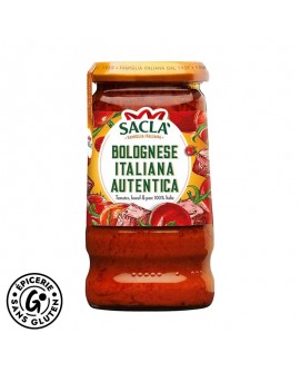 Sauce bolognaise italienne sans gluten de la marque Saclà