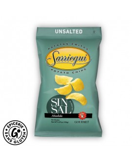 Chips à l'huile d'olive vierge sans sel ajouté sans gluten de la marque Sariegui