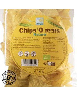 chips'o maïs sans gluten et BIO de la marque PURAL