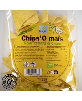 Chips'O maïs crème fraîche et oignons sans gluten et BIO
