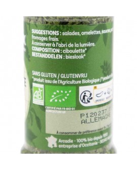 Ciboulette déshydratée bio - Cook - Herbier de France