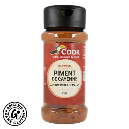 piment cayenne sans gluten bio - COOK