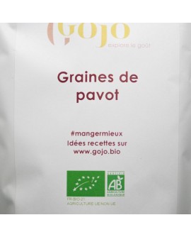 Graines de pavot - 100 gr - Bio - Promo Zéro Gachi - DDM : 01/2023