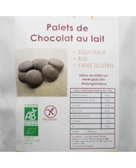 palets chocolat gojo bio