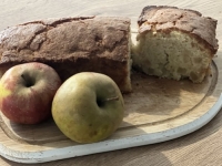 Recette de cake moelleux aux pommes sans gluten