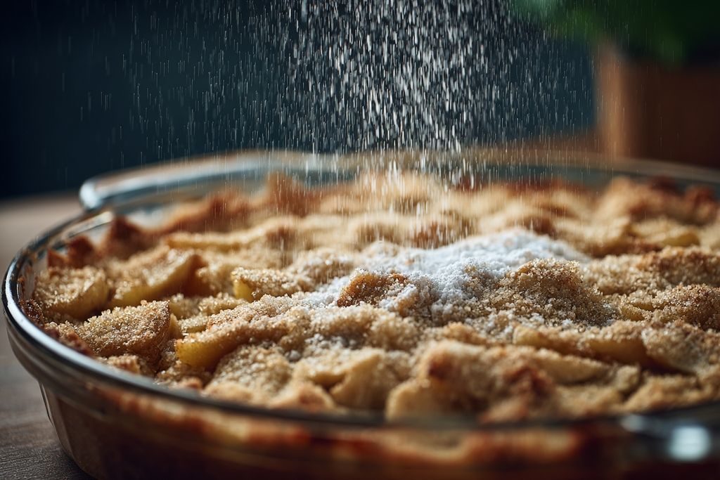 Recette crumble aux pommes sans gluten