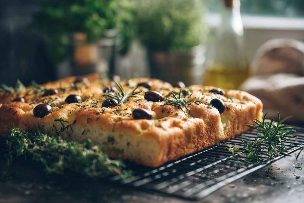 Recette focaccia sans gluten moelleuse
