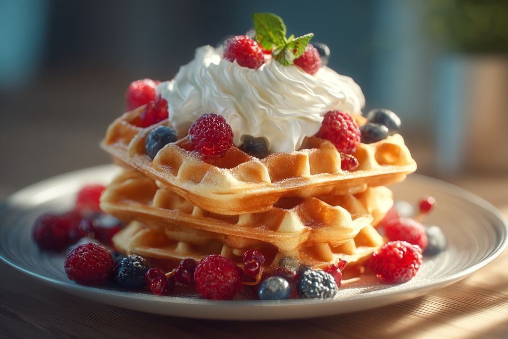 Recette gaufres sans gluten légères