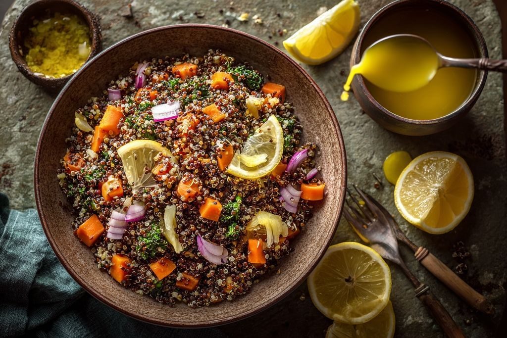 Recette taboulé sans gluten au quinoa